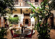 Courtyard at Riad Ilyaka, Marrakesh