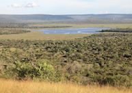 Hilltop views over Lake Mburo National Park