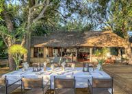 Xugana Island Lodge outdoor dining