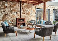 Morukuru Beach Lodge, courtyard seating
