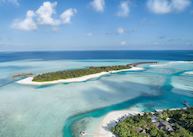 Aerial view of Anantara Dhigu Maldives Resort