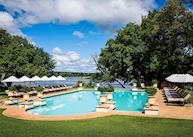 Swimming pool at Royal Livingstone by Anantara