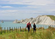 Walking at Cape Kidnappers