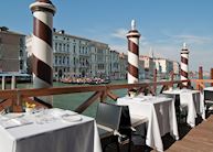 Restaurant terrace, Centurion Palace, Venice