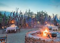 Leopard Hills Private Game Reserve, boma area