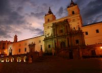 Quito at night, Ecuador Quito at night, Ecuador