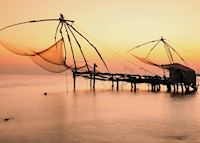 Chinese fishing nets, Kerala Chinese fishing nets, Kerala