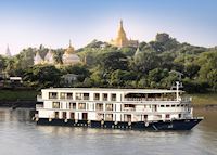 Sanctuary Ananda cruising on the Ayeyarwady Sanctuary Ananda cruising on the Ayeyarwady
