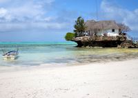 The Rock Restaurant, North of Dongwe beach. Zanzibar The Rock Restaurant, North of Dongwe beach. Zanzibar