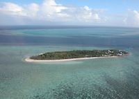 Aerial view of Heron Island Aerial view of Heron Island