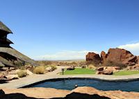 View from the pool at Twyfelfontein Country Lodge View from the pool at Twyfelfontein Country Lodge
