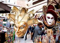 Carnival Masks in Street Market, Verona Carnival Masks in Street Market, Verona