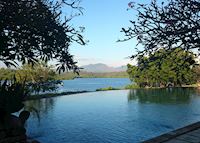 Infinity pool with views to Menjangan Bay, Naya Gawana Resort & Spa Infinity pool with views to Menjangan Bay, Naya Gawana Resort & Spa