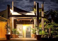 Solitaire Lodge entrance Solitaire Lodge entrance
