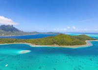 Bora Bora from the air Bora Bora from the air