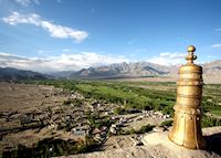 View from Thikse Monastery, Ladakh View from Thikse Monastery, Ladakh