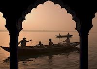Sunset over the Ganges, Varanasi Sunset over the Ganges, Varanasi