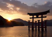 Sunset over Miyajima Sunset over Miyajima
