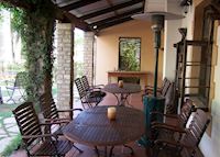 Main lodge patio, Reed Valley Inn Main lodge patio, Reed Valley Inn