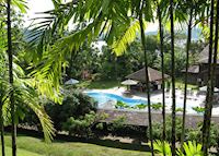 The pool at the Batang Ai Hilton, Batang Ai The pool at the Batang Ai Hilton, Batang Ai
