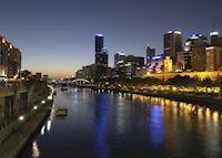 Melbourne at night Melbourne at night