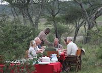 Bush breakfast, Lemala Serengeti Camp Bush breakfast, Lemala Serengeti Camp