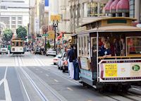 A San Francisco cable car A San Francisco cable car
