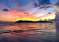 Spectacular sunset, Pantai Cenang, Langkawi Spectacular sunset, Pantai Cenang, Langkawi