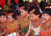 Traditional Dress at a Funeral Ceremony Traditional Dress at a Funeral Ceremony