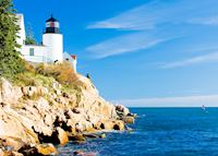 A New England lighthouse A New England lighthouse