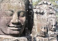 Faces at The Bayon, Siem Reap Faces at The Bayon, Siem Reap