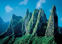 La Diademe Mountain Peaks, Tahiti La Diademe Mountain Peaks, Tahiti
