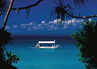 Azure blue waters in Indonesia Azure blue waters in Indonesia