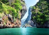 Limestone karst, Krabi, Thailand Limestone karst, Krabi, Thailand