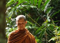 Monk at Khao Yai National Park, Thailand Monk at Khao Yai National Park, Thailand