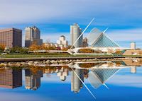 Milwaukee and Lake Michigan Milwaukee and Lake Michigan