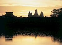 Sunset over Angkor Wat, Siem Reap Sunset over Angkor Wat, Siem Reap