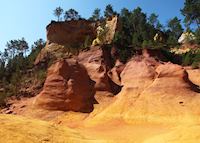 The ochre lands, Roussillon The ochre lands, Roussillon