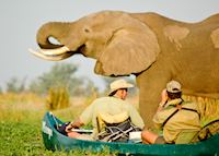 Canoeing in Mana Pools Canoeing in Mana Pools