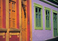 Colourful colonial architecture, Brazil Colourful colonial architecture, Brazil