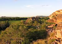 Ubir rock at sunset Ubir rock at sunset