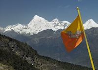 Snow capped Himalaya, Bhutan Snow capped Himalaya, Bhutan