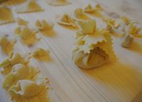 Pasta making at Castello di Meleto Pasta making at Castello di Meleto