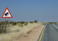 Road Sign In South Damaraland Road Sign In South Damaraland