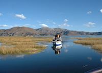 Transport on Lake Titicaca, Peru Transport on Lake Titicaca, Peru
