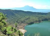 View across the Taal Volcano crater and the surrounding lake, Luzon, Philippines View across the Taal Volcano crater and the surrounding lake, Luzon, Philippines