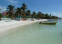 Beach at Tranquility Bay Resort, Ambergris Caye Beach at Tranquility Bay Resort, Ambergris Caye