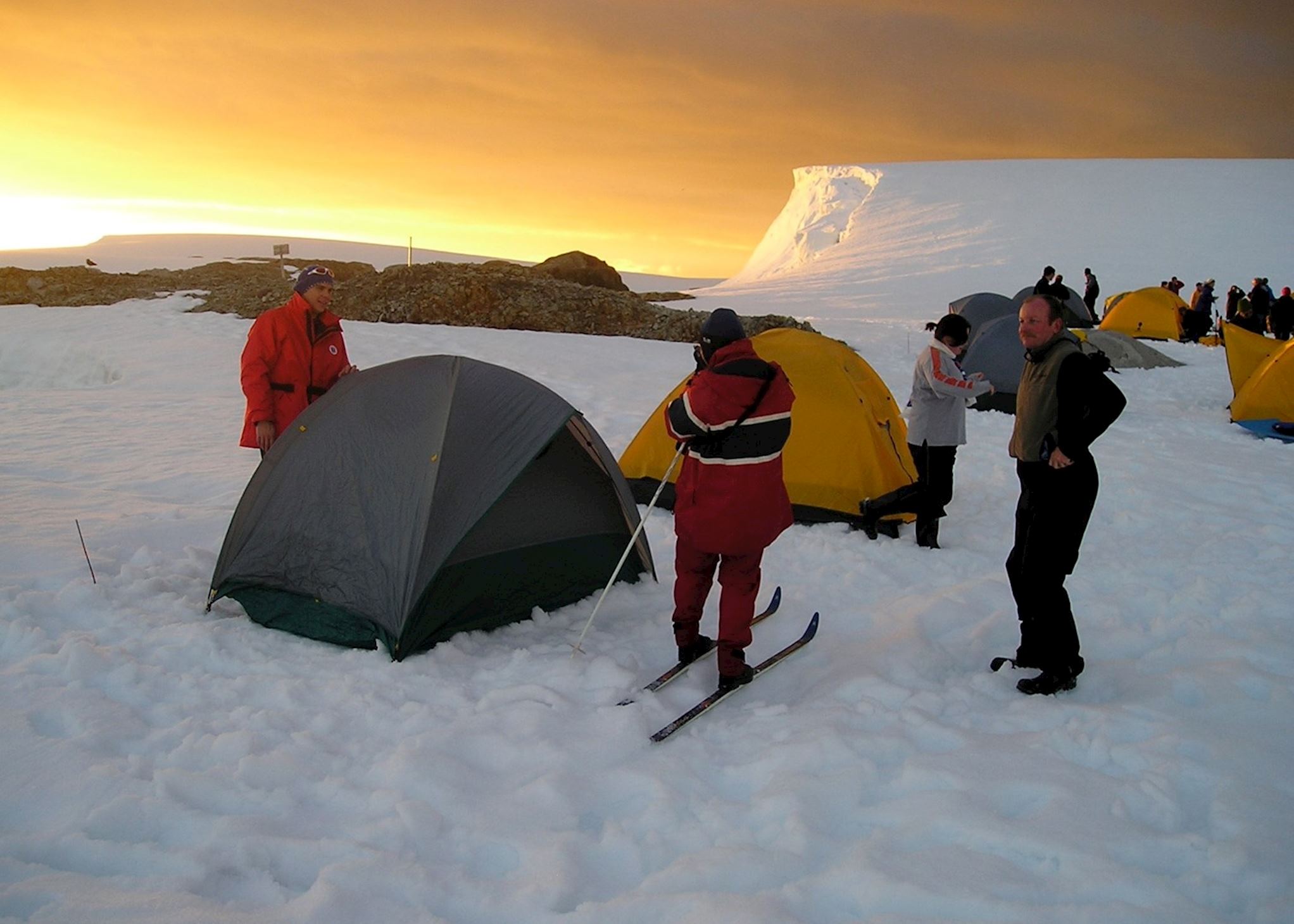 One Ocean camping excursion, Antarctica One Ocean camping excursion, Antarctica