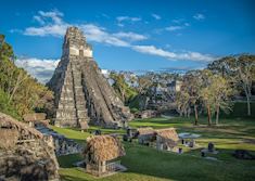 Mayan pyramid in Tikal