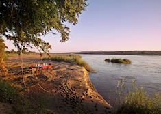 Dinner at Mandrare River Camp, Ifotaka Community Forest